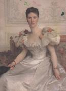 Adolphe William Bouguereau Portrait of Madame la Comtesse de Cambaceres (mk26) oil painting artist